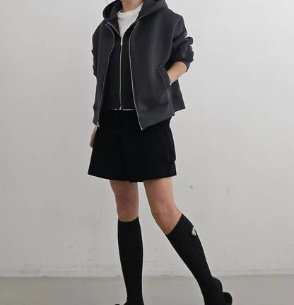 韓國直送 Double Hooded Jacket - HLY &amp; CHOCCICO