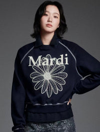 Mardi Sweatshirt Raglan Flowermardi - HLY & CHOCCICO