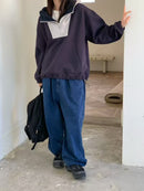 韓國直送Chic Color-Block Hoodie - HLY & CHOCCICO