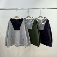 韓國直送Chic Color-Block Hoodie - HLY & CHOCCICO