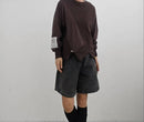 韓國直送Asymmetrical Chic Sweatshirt - HLY & CHOCCICO