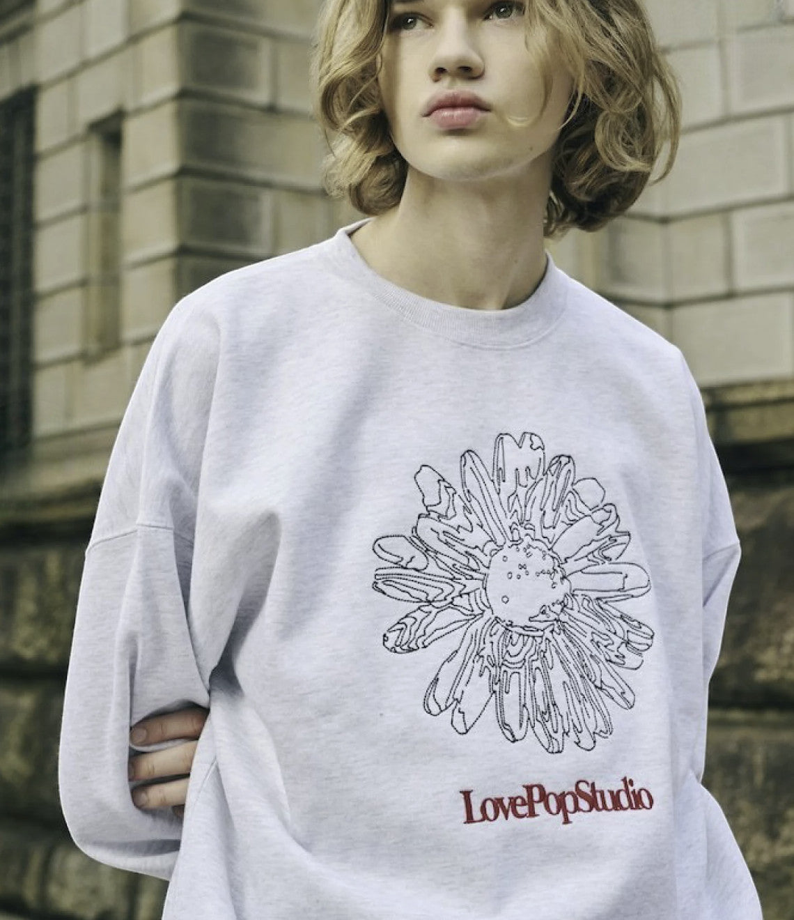 🌟售完即止🌟日本直送Love Pop Studio Flower Embroidery Sweat (限量版)