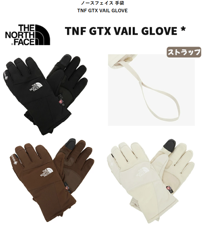 韓國直送TNF Gtx Vail Glove - HLY &amp; CHOCCICO