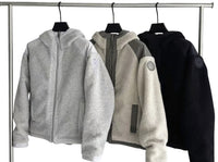 CANADA GOOSE Alberni Reversible Fleece Bomber - HLY & CHOCCICO