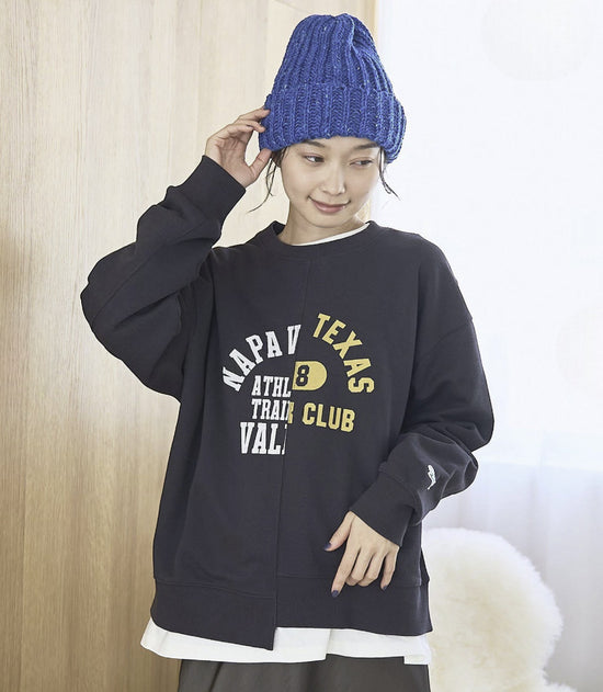 日本直送Penneys Switched Fleece Sweatshirt