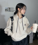 韓國直送MuahMuah Stitch Combi  Hoodie - HLY & CHOCCICO