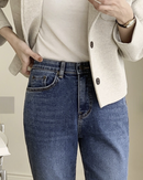 韓國直送Slim-Fit Wide-Leg Jeans - HLY & CHOCCICO