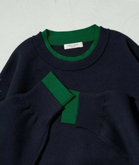 日本直送Jointing Color Scheme Color Knit Pullover - HLY & CHOCCICO