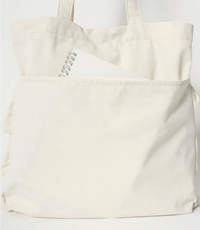 日本直送Lee Ruffle Canvas Denim Logo Embroidery Tote Bag - HLY & CHOCCICO