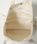 日本直送Lee Ruffle Canvas Denim Logo Embroidery Tote Bag - HLY & CHOCCICO