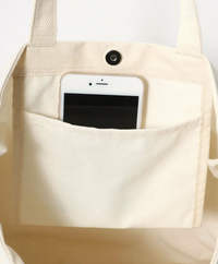 日本直送Lee Ruffle Canvas Denim Logo Embroidery Tote Bag - HLY & CHOCCICO