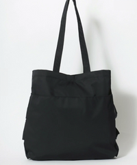 日本直送Lee Ruffle Canvas Denim Logo Embroidery Tote Bag - HLY & CHOCCICO