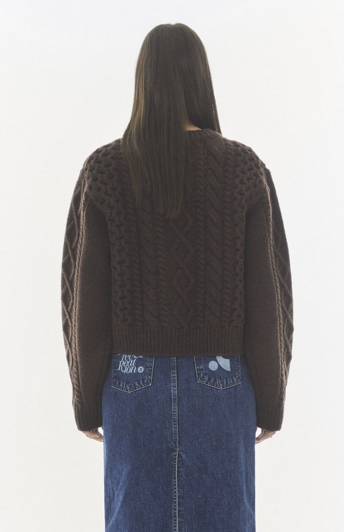 REST&RECREATION
 Fisherman Knit Cardigan