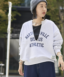 日本直送DISCUS Skipper U-Neck Back Fleece Sweatshirt