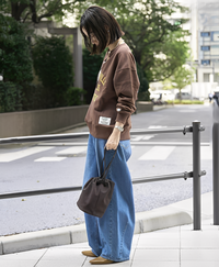 日本直送DISCUS Skipper U-Neck Back Fleece Sweatshirt