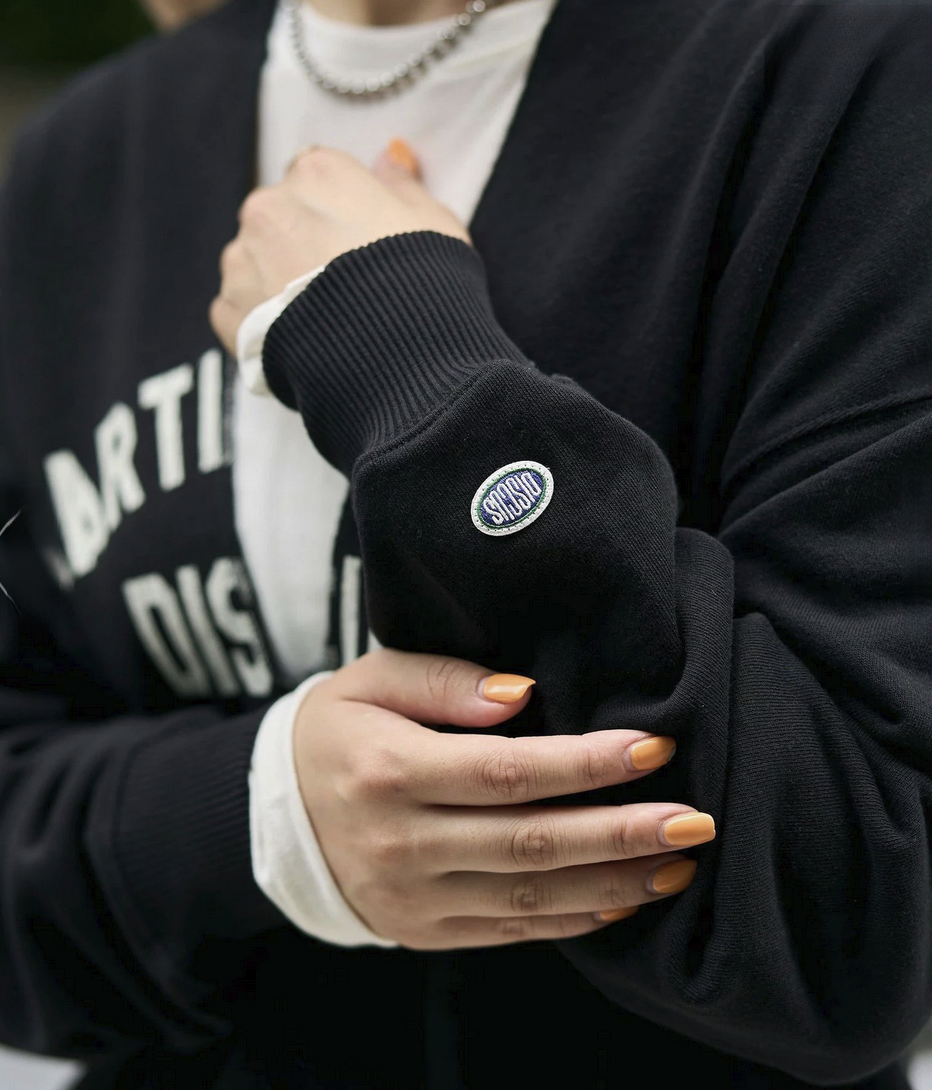 日本直送DISCUS Skipper U-Neck Back Fleece Sweatshirt