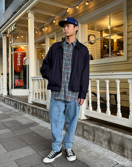 BMS Loose and Simple Denim jeans - HLY &amp; CHOCCICO