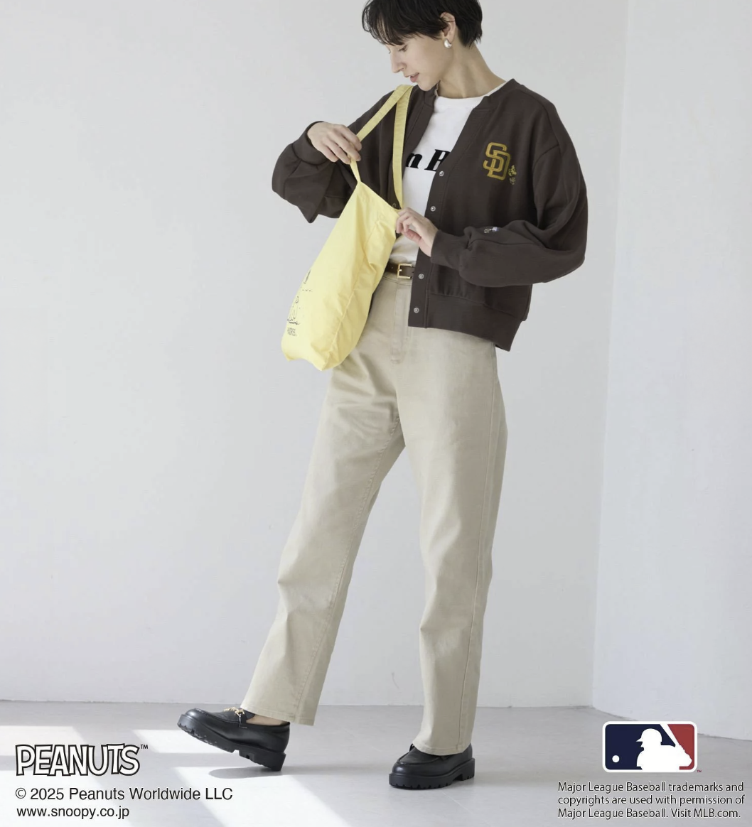 日本直送PEANUTS x MLB COLLECTION by ROPE' PICNIC Cardigan