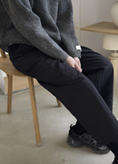 韓國直送Straight quilted loose pants