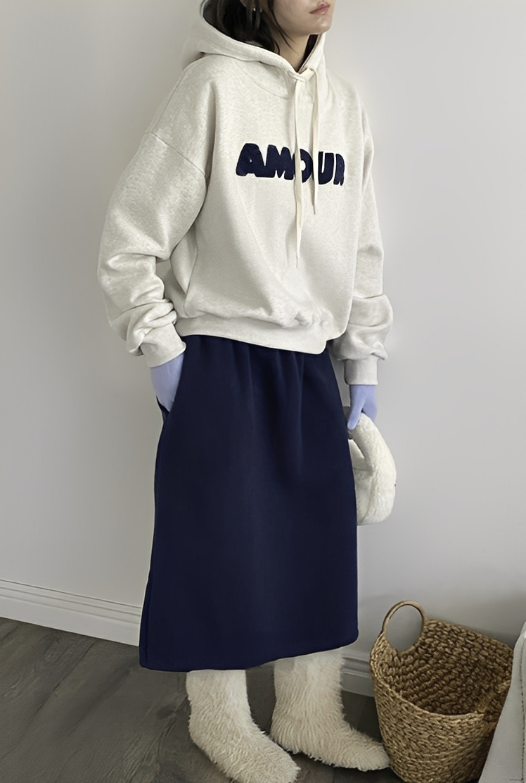 韓國直送Amour Graphic Hoodie