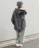 日本直送FREAK'S STORE Reversible Hood Corduroy Boa Jacket