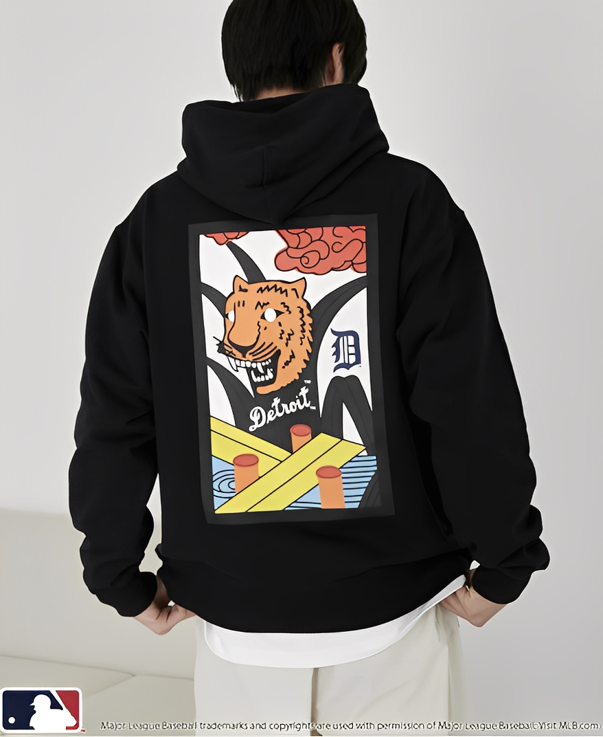 日本直送 MLB 別注Hanafuda Back Print Hoodie