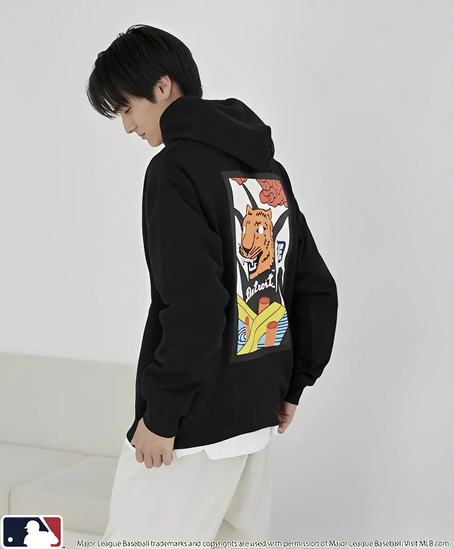 日本直送 MLB 別注Hanafuda Back Print Hoodie - HLY &amp; CHOCCICO