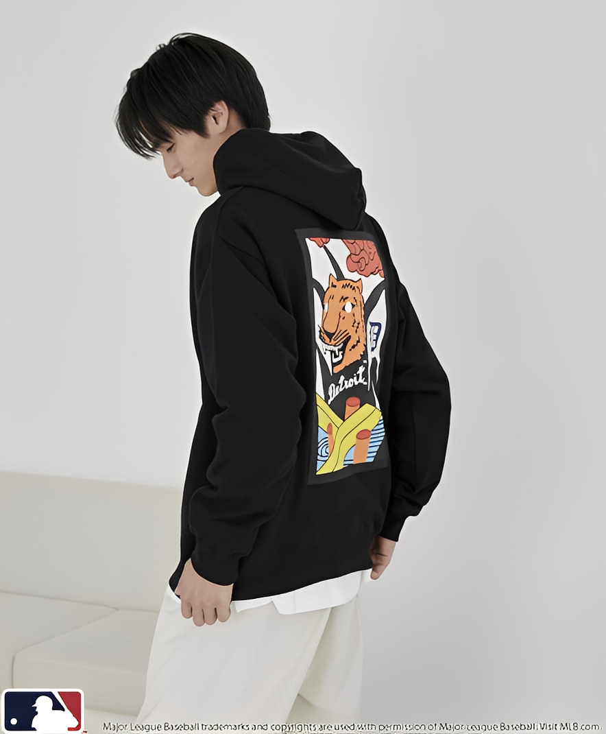 日本直送 MLB 別注Hanafuda Back Print Hoodie