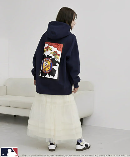 日本直送 MLB 別注Hanafuda Back Print Hoodie - HLY &amp; CHOCCICO