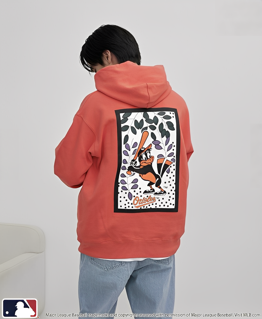 日本直送 MLB 別注Hanafuda Back Print Hoodie