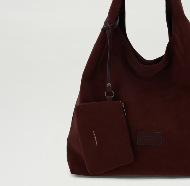 韓國直送Alice Martha Suede Tote bag