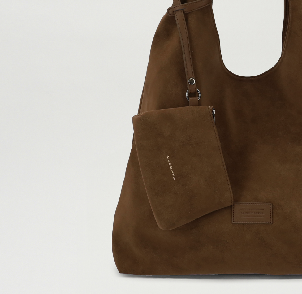 韓國直送Alice Martha Suede Tote bag