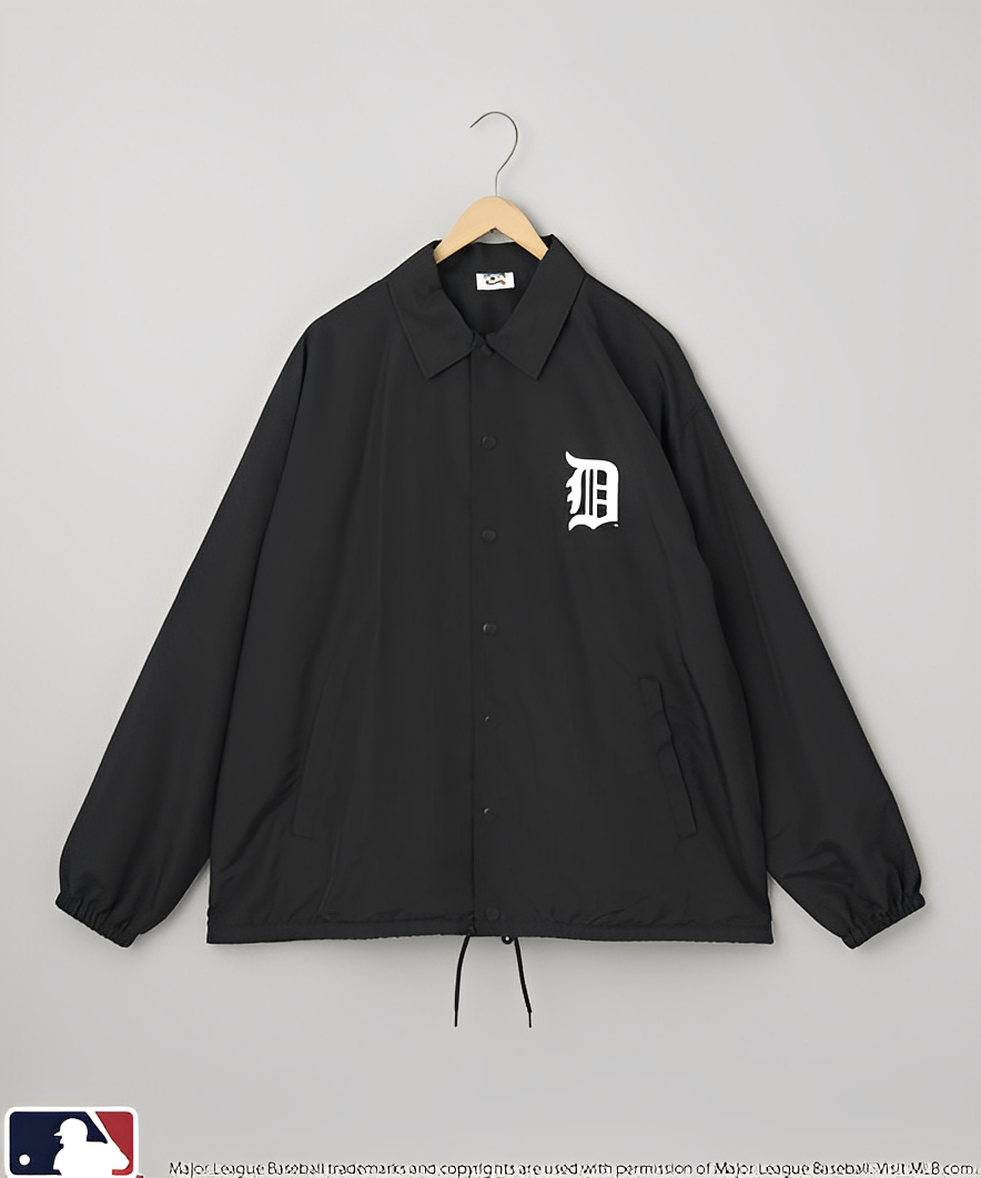 日本直送 MLB 別注Hanafuda Back Print Coach Jacket - HLY &amp; CHOCCICO