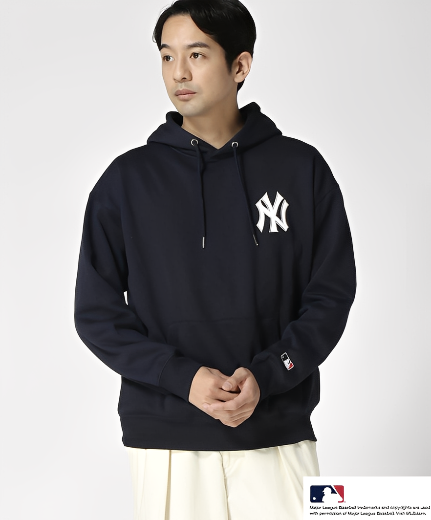日本直送MLB Back Logo Brushed Hoodie