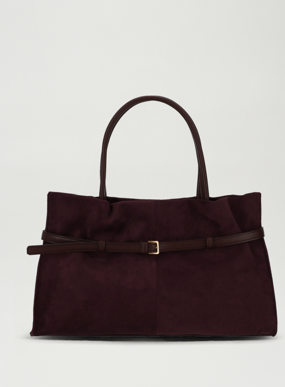 韓國直送Alice Martha Lise Suede Tote bag