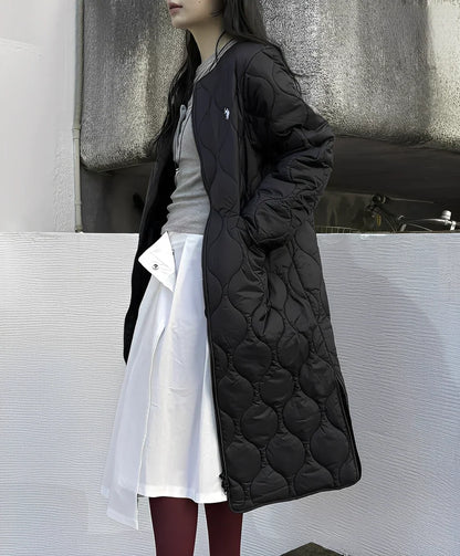 日本直送U.S. POLO ASSN.  Nylon Quilted Long Coat - HLY &amp; CHOCCICO