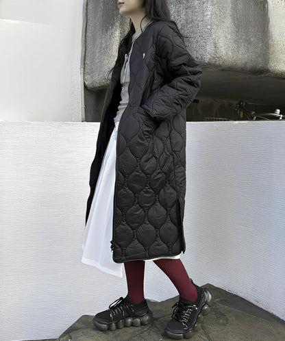 日本直送U.S. POLO ASSN.  Nylon Quilted Long Coat - HLY &amp; CHOCCICO
