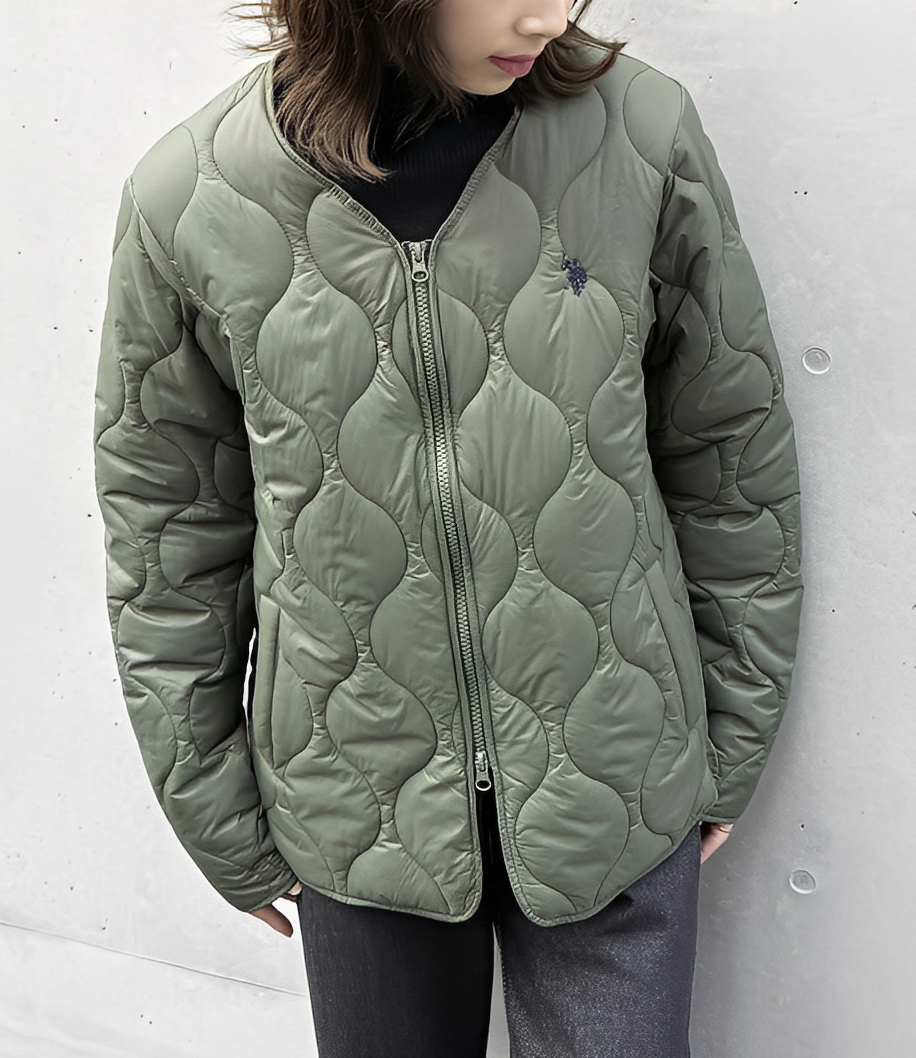 日本直送U.S. POLO ASSN Nylon Quilted Jacket Double Zip - HLY &amp; CHOCCICO