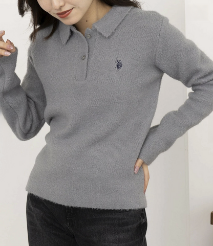 日本直送U.S. POLO ASSN Pony Embroidery Knit - HLY &amp; CHOCCICO