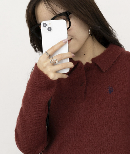 日本直送U.S. POLO ASSN Pony Embroidery Knit - HLY &amp; CHOCCICO
