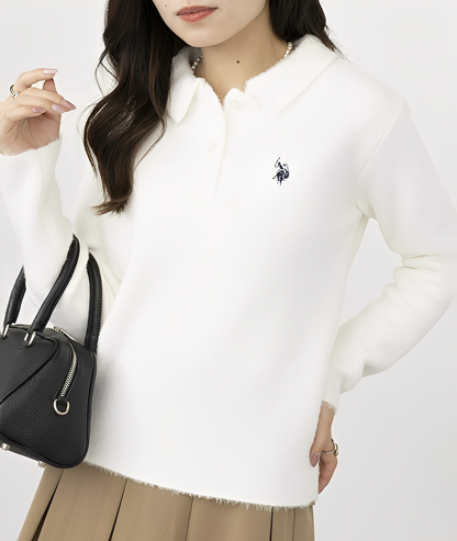 日本直送U.S. POLO ASSN Pony Embroidery Knit - HLY &amp; CHOCCICO