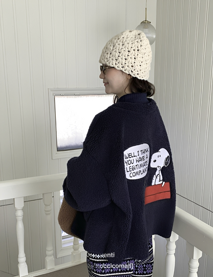 韓國直送Snoopy  Fleece Jacket - HLY &amp; CHOCCICO
