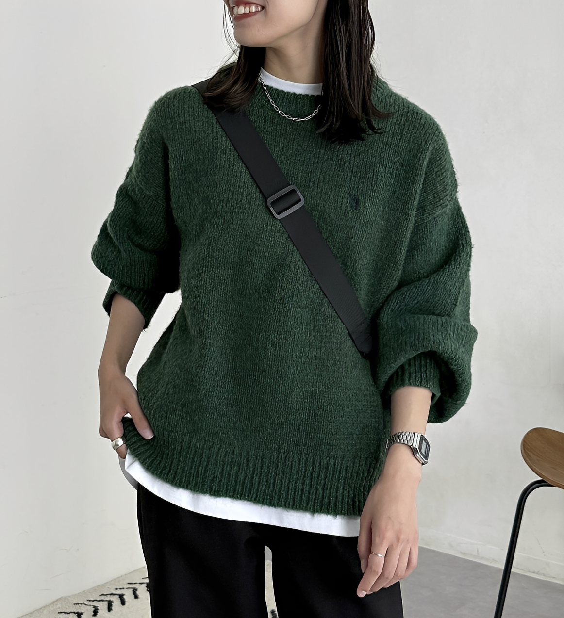 日本直送U.S. POLO ASSN. MIX Knit - HLY &amp; CHOCCICO