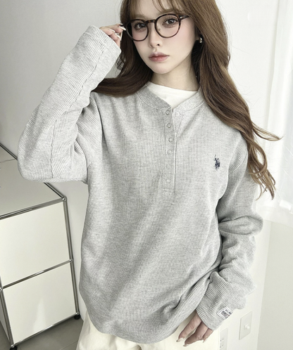 日本直送U.S.POLO ASSN. One-Point Embroidery Long Sleeve