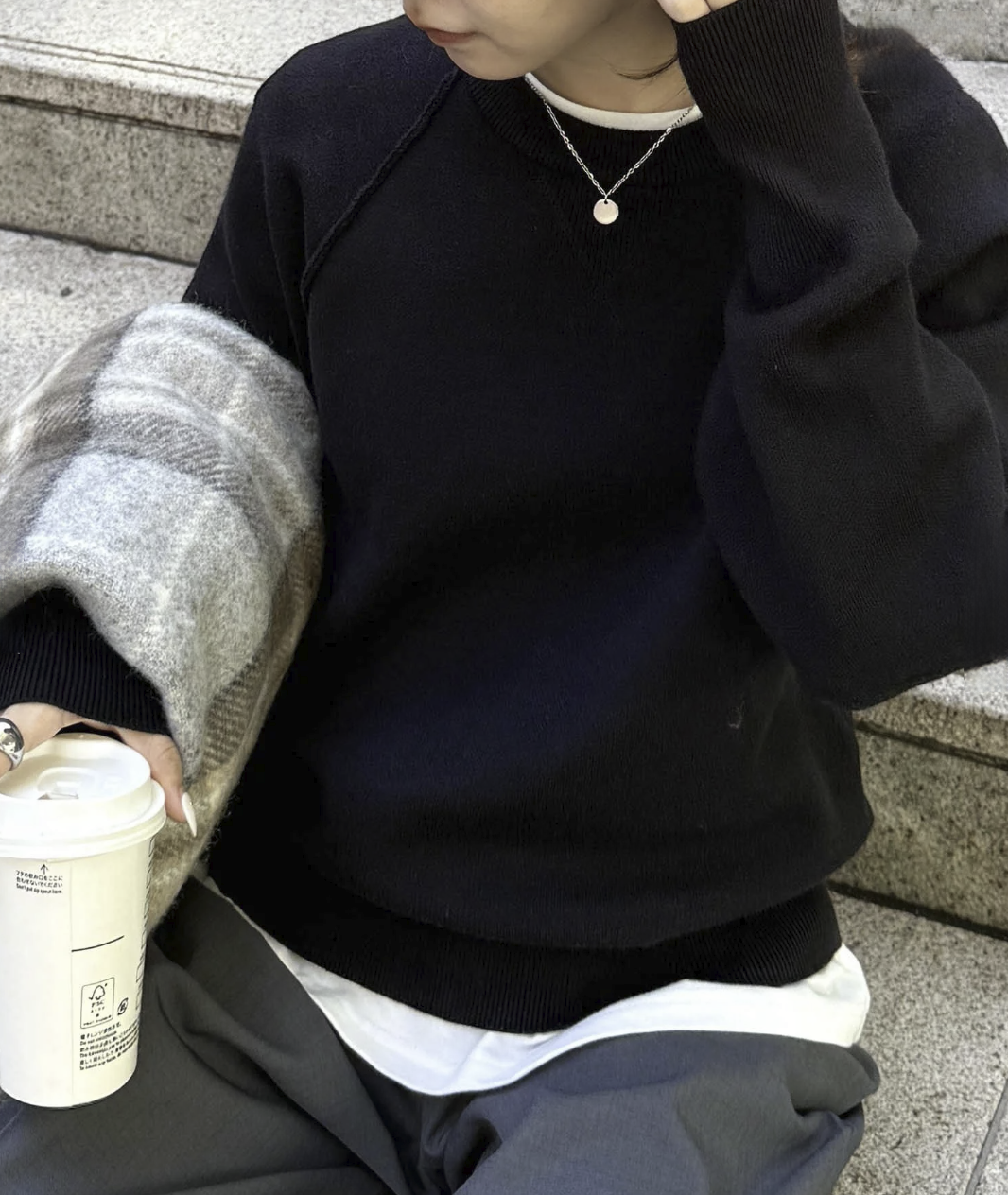 日本直送 26AW Sweat-Like Volume Sleeve Knit - HLY &amp; CHOCCICO