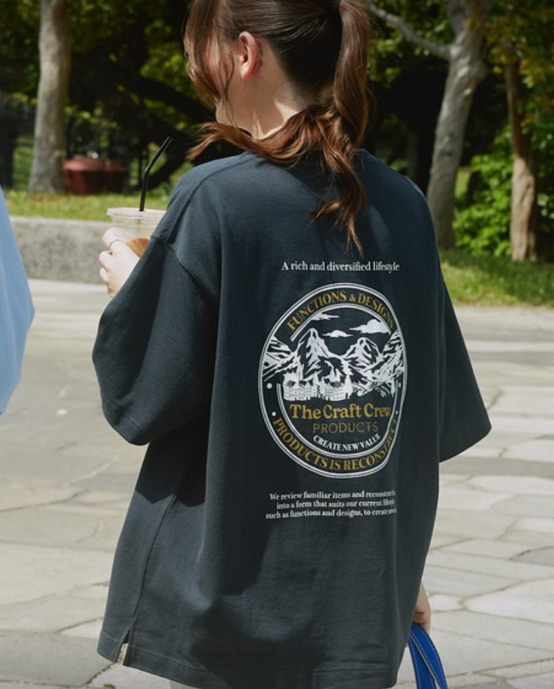 Direct from Japan: The Craft Crew Heavyweight Functional Fabric Big Silhouette Tee