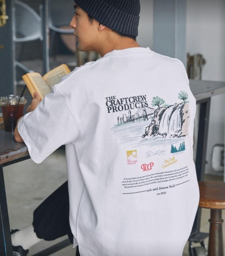 Direct from Japan: The Craft Crew Heavyweight Functional Fabric Big Silhouette Tee