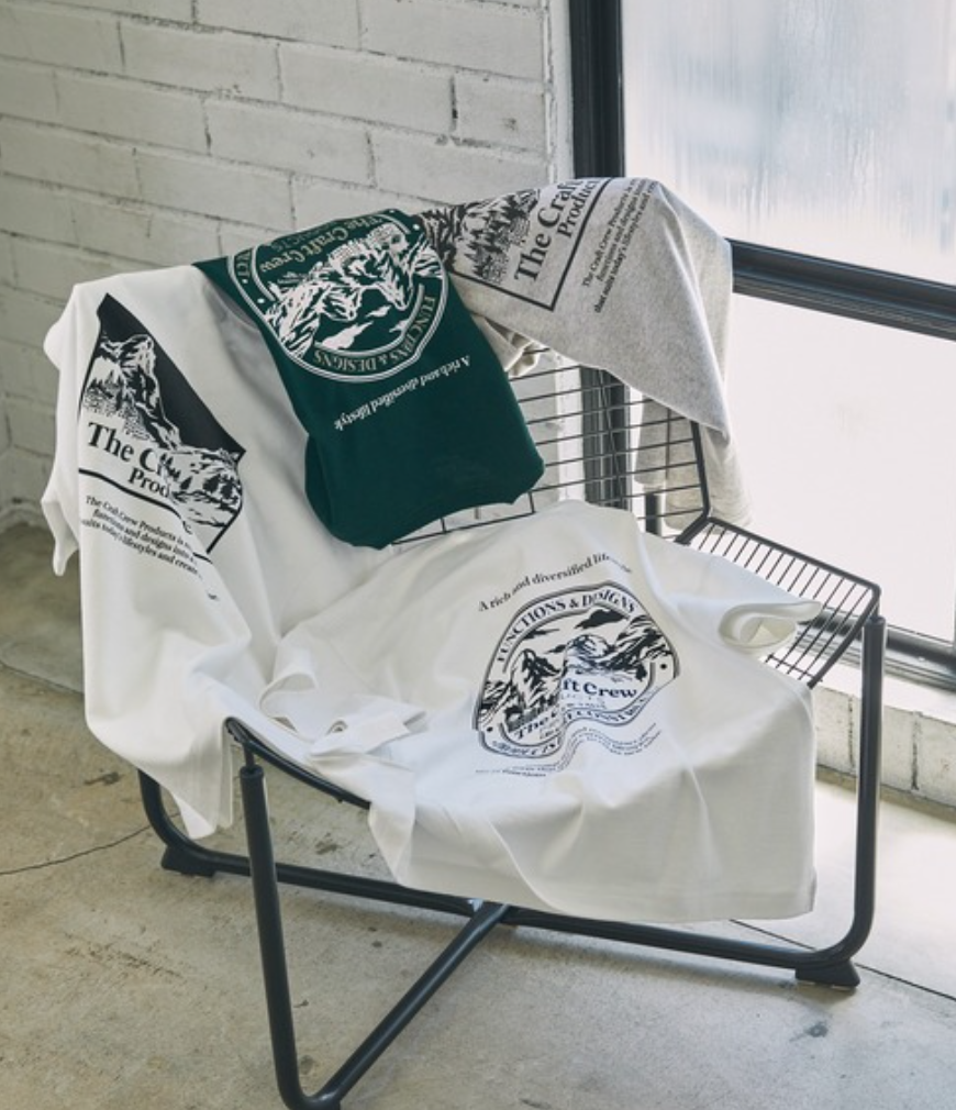日本直送The Craft Crew Heavyweight Functional Fabric Big Silhouette Tee