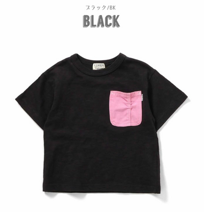 🌟售完即止🌟日本直送F.O.KIDS Denim pocket Tee