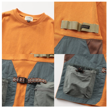 🌟售完即止🌟日本直送F.O.KIDS Switch Vest Docking Tee